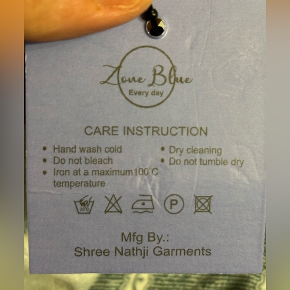 ZONE BLUE NWT Long Tunic Top / Dress - Picture 11 of 11